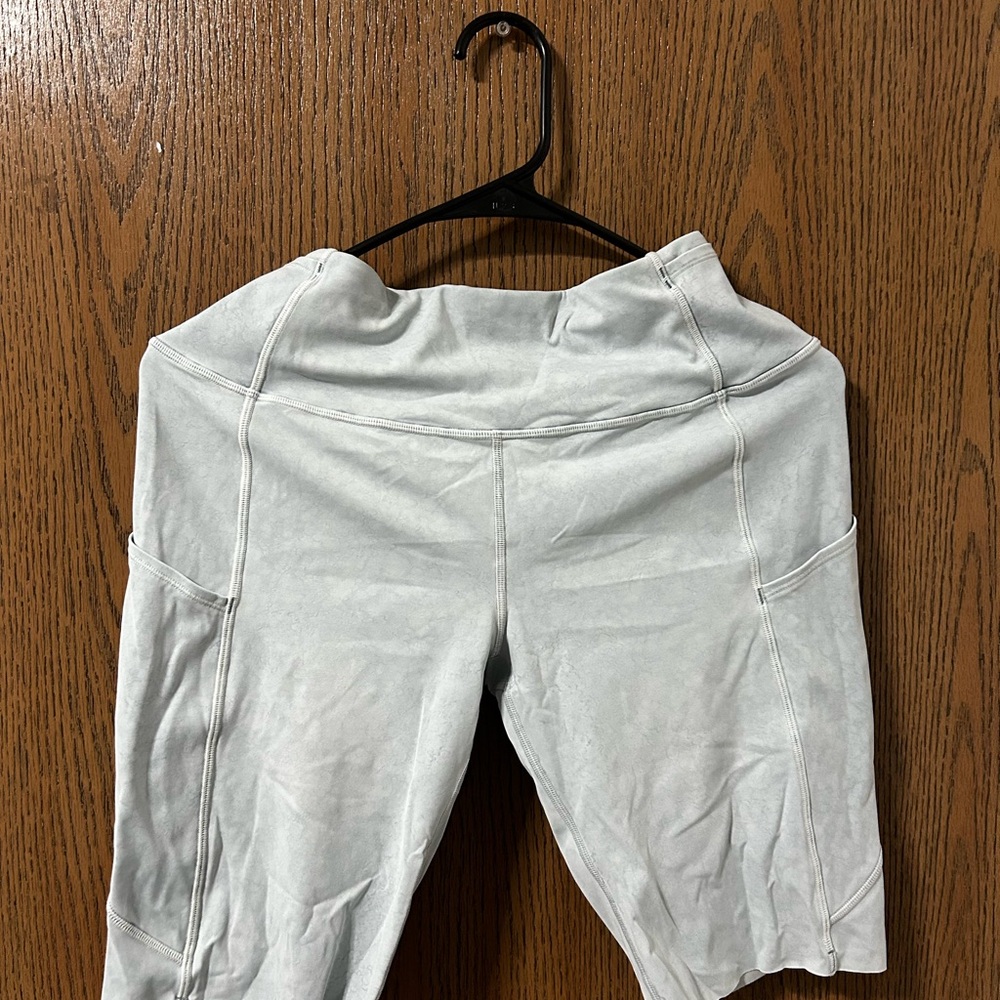 Lululemon bluish Gray Athletic shorts with pockets